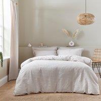 Emerson Waffle Duvet Cover and Pillowcase Set