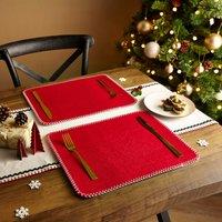 Set of 2 Felt Placemats