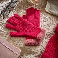 Magenta Winter Gloves