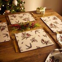 Set of 4 Robin Cork Back Placemats