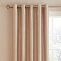 Novanna Faux Silk Blackout Eyelet Curtains