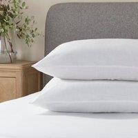 Pack of 2 Soft Cotton Back Sleeper Pillows