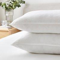 Hotel Pack of 2 Luxury Cotton Anti Allergy Front Sleeper Pillows