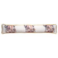 Meg Hawkins Highland Cow Draught Excluder