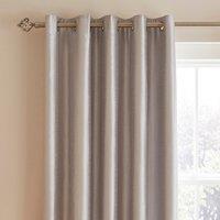 Novanna Faux Silk Blackout Eyelet Curtains