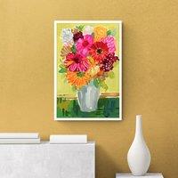 Grounded Bouquet Framed Print