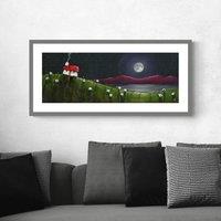 Glimmering Night Framed Print