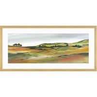 Emerald Horizons Framed Print