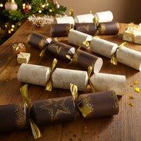 Pack of 6 Luxury Winter Starlight Crackers