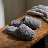 Teddy Bear Charcoal Slippers