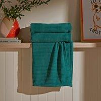 Mini Grid Fleece Throw Blanket 130cm x 180cm