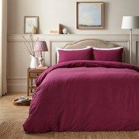 Simply Brushed Cotton Duvet Cover and Pillowcase Set