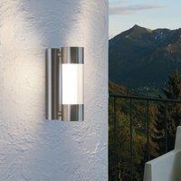 EGLO Robledo Outdoor Wall Light Silver