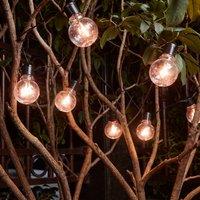 EGLO Partaj 16 LED Indoor Outdoor String Lights Black