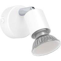 EGLO Essentials Stecci-E White Adjustable Semi Flush Spotlight