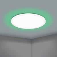 EGLO Rovito-Z Round Flush Ceiling Light White