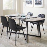 Pacific 4 Seater Ukiah Dining Table, Wood Effect