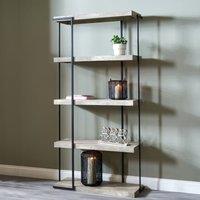 Jersey 5 Shelf Unit, Concrete Effect