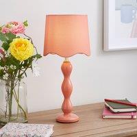 Elsie Tall Scalloped Table Lamp