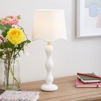 Elsie Tall Scalloped Table Lamp