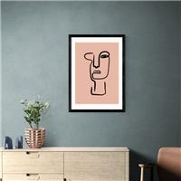 East End Prints Abstract Face Print by Sundry Society