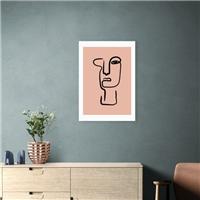 East End Prints Abstract Face Print by Sundry Society
