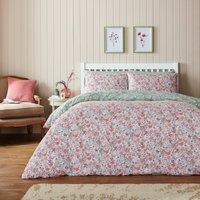 Lottie Ditsy Brushed Cotton Duvet Cover and Pillowcase Set