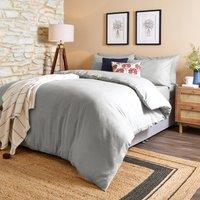 Simply Brushed Cotton Duvet Cover and Pillowcase Set