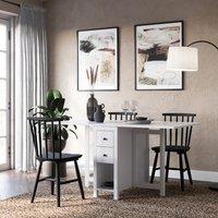 Lynton 2-4 Seater Extendable Dropleaf Dining Table