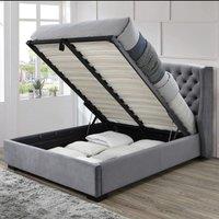 Ambassador Ottoman Bed Frame, Velvet