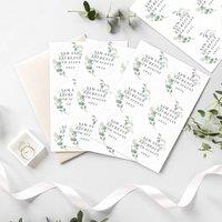 Personalised Botanical Sticker Set