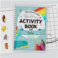 Personalised Wedding Activity and Colouring A5 Notebook