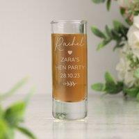 Personalised Botanical Shot Glass