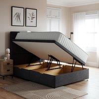 Everyday End Opening Ottoman Bed Frame, Woven Fabric