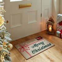 Christmas Letter Washable Indoor Doormat