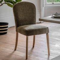 Set of 2 Lodi Dining Chairs, Fabric Green