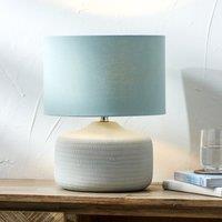 Kai Duck Egg Textured Ceramic Table Lamp