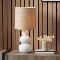 Aaliyah Curved Bottle Ceramic Table Lamp