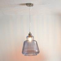 Porto Optic Glass Tapered Pendant Light