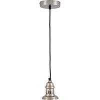 Metal Ceiling Fitting for Pendants Silver