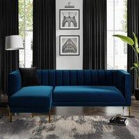 Bellamy Luxe Velvet Left Hand Corner Chaise