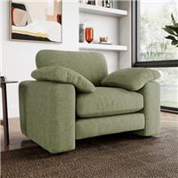 Magnus Vintage Soft Chenille Snuggle Sofa