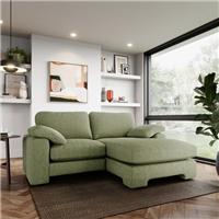 Magnus Vintage Soft Chenille Corner Chaise Sofa