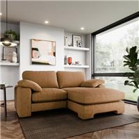 Magnus Vintage Soft Chenille Corner Chaise Sofa