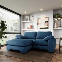 Magnus Vintage Soft Chenille Corner Chaise Sofa