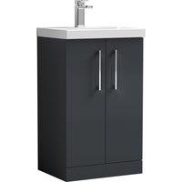 Arno Floor Standing 2 Door Vanity Unit with Basin