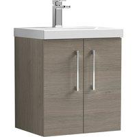 Arno Wall Mounted 2 Door Vanity Unit with Basin