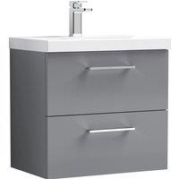 Arno Wall Mounted 2 Drawer Vanity Unit with Basin