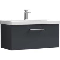 Arno Wall Mounted 1 Drawer Vanity Unit with Basin