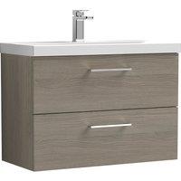 Arno Wall Mounted 2 Drawer Vanity Unit with Basin